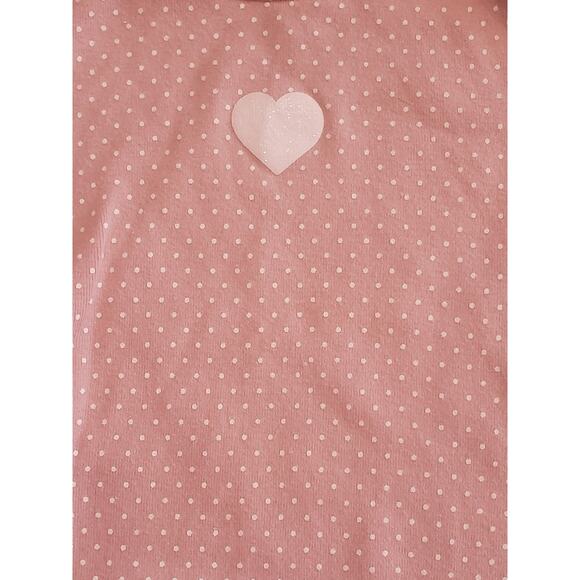 Carters Pink Heart & White Bunny Smelling a Rose Onesies - Set of 2 - Size 24M - Picture 3 of 5